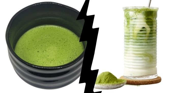 matcha and milk